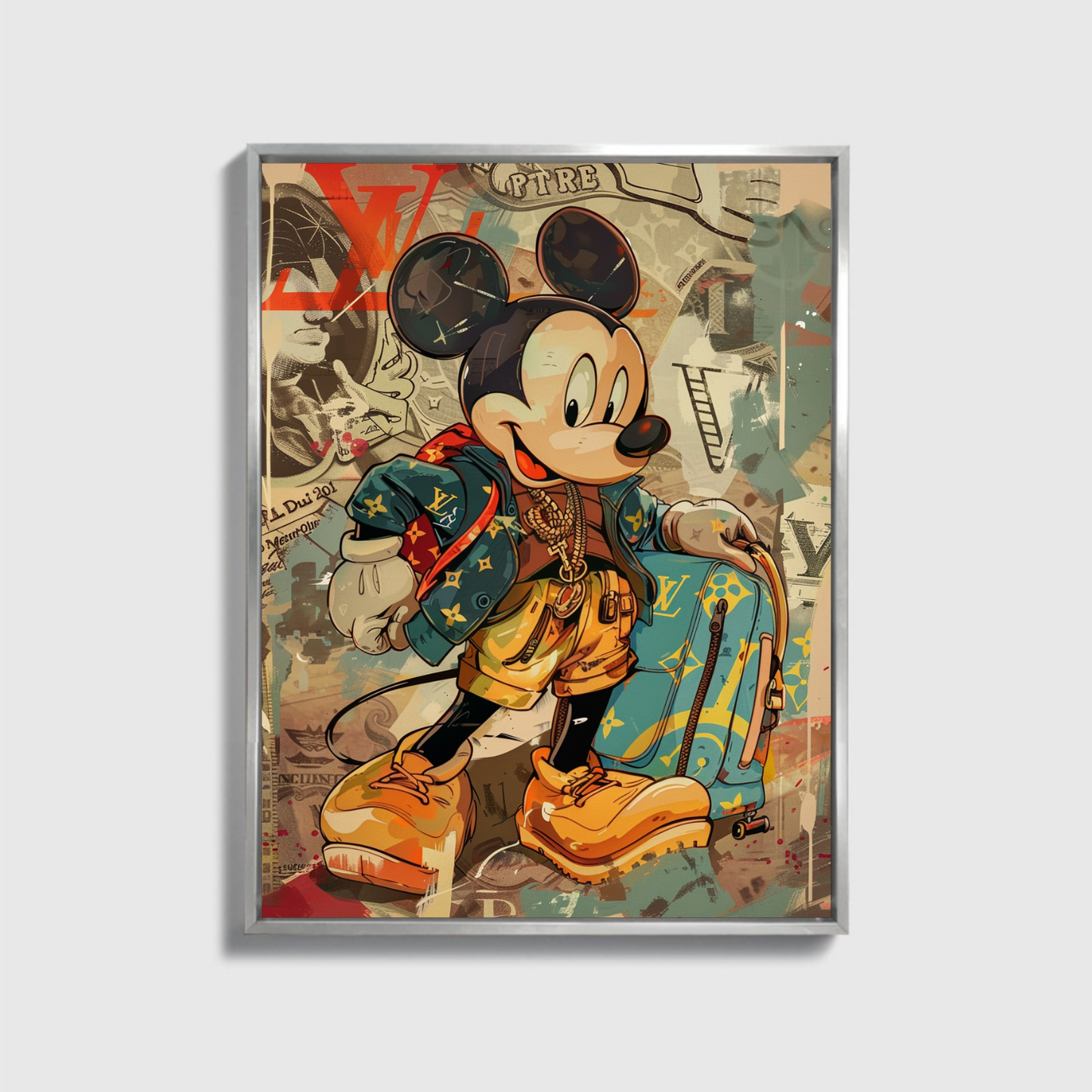 Mickey Mouse Bag Louis Vuitton Suitcase
