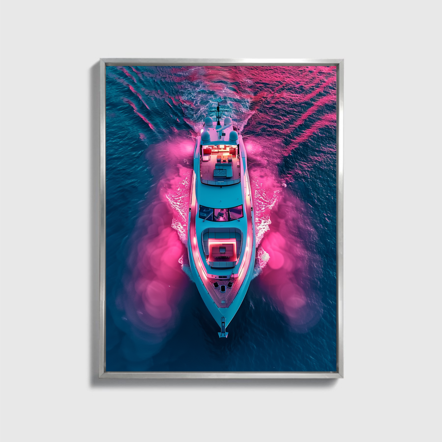 Luxury Yacht Rose light