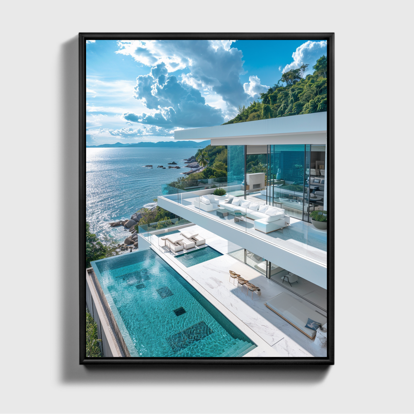 Modern White Mansion