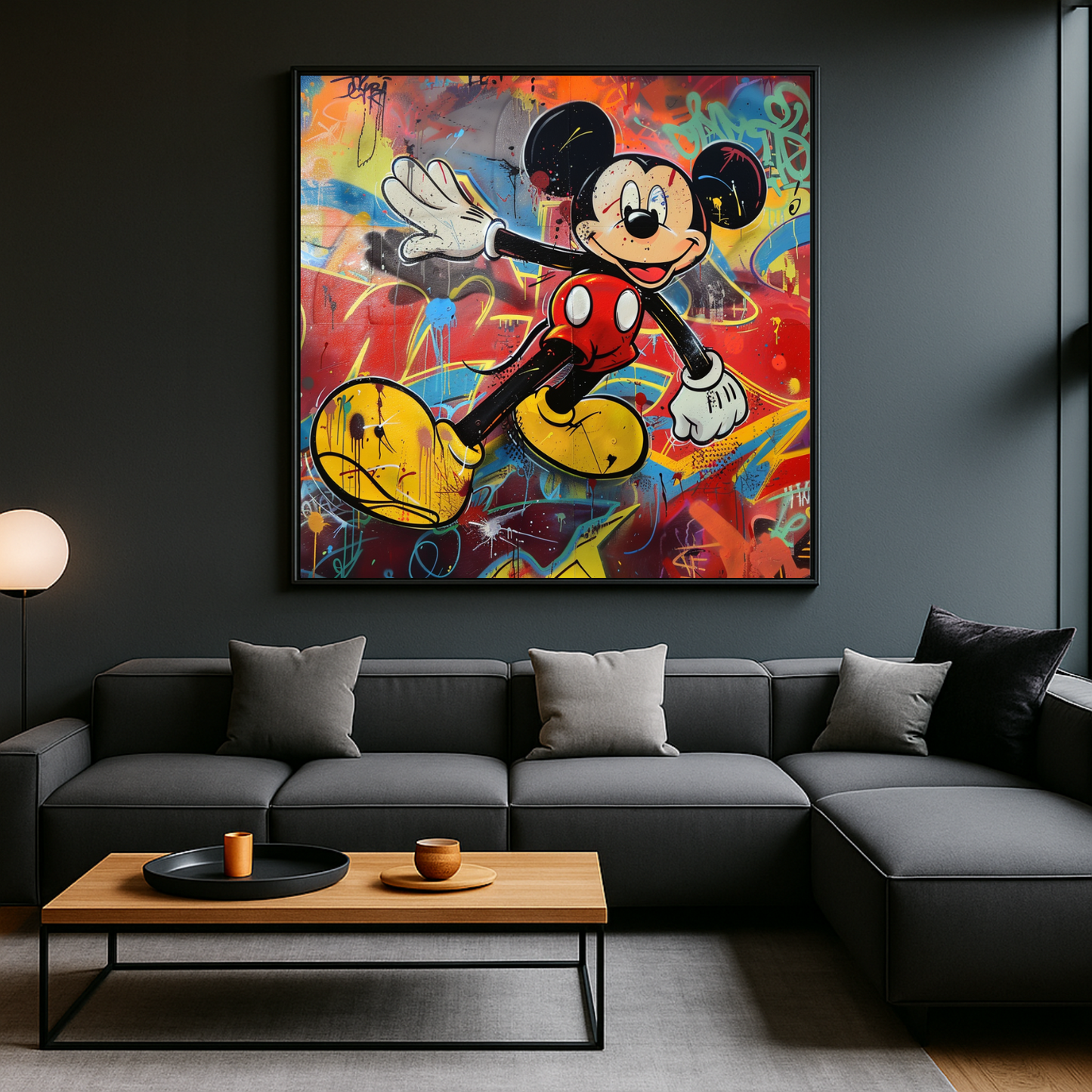 Wall Painting of Mickey Mouse