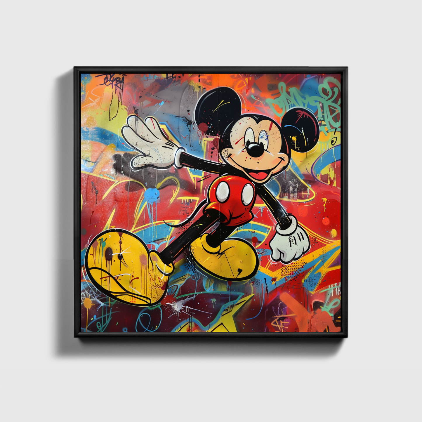 Wall Painting of Mickey Mouse