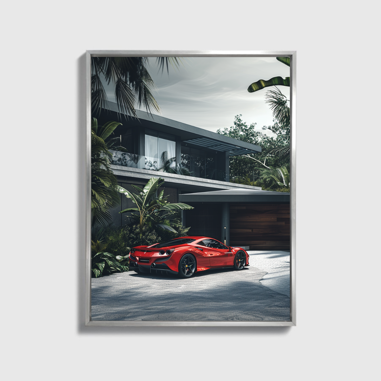 Red Ferrari Villa