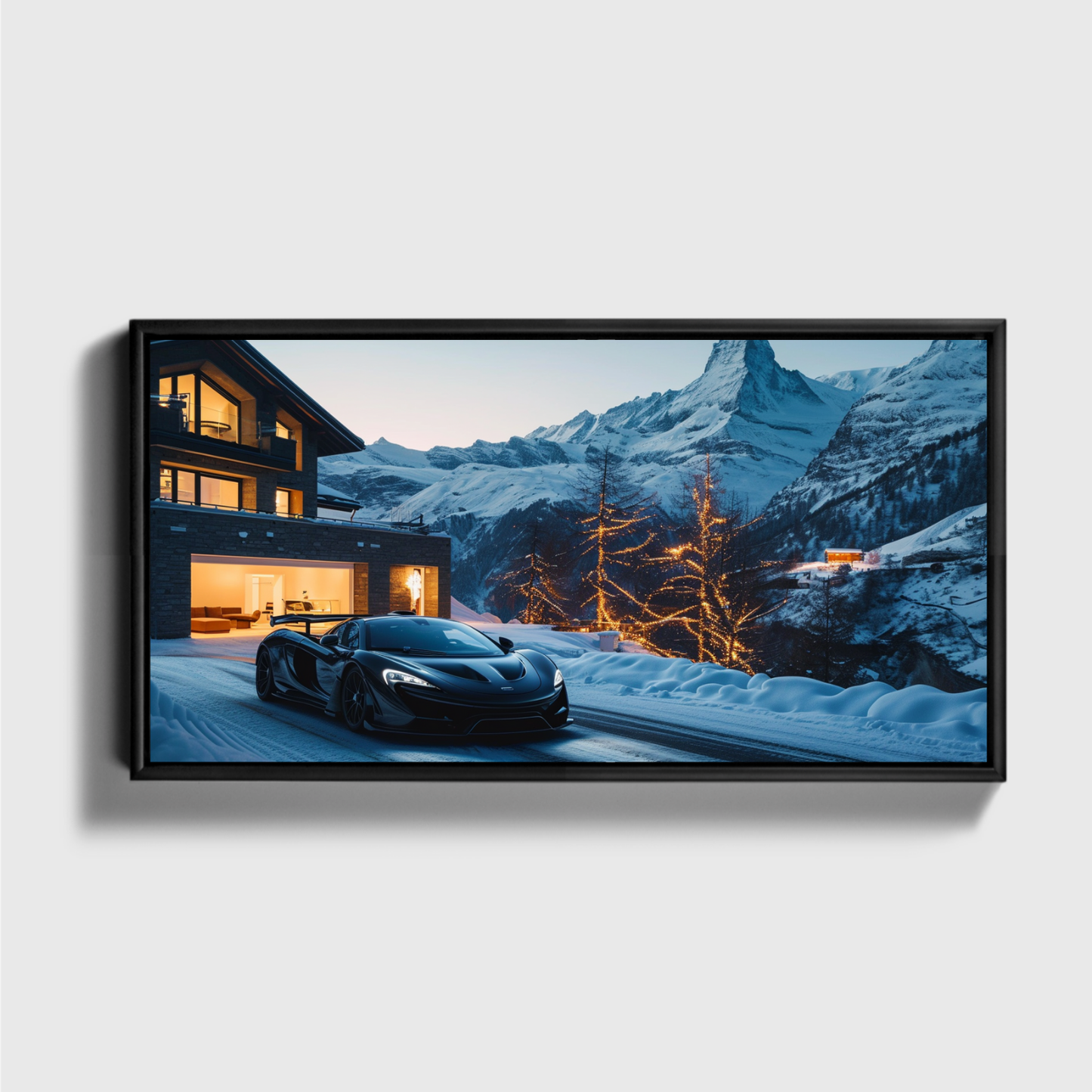 Luxury Chalet Black Mclaren