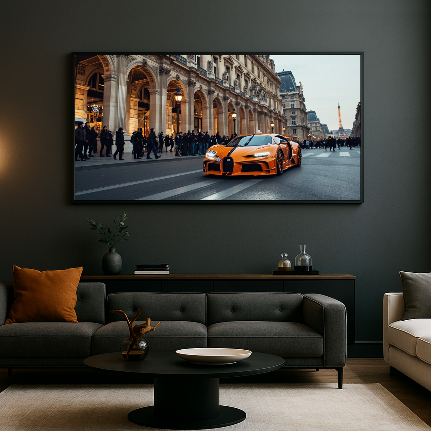 Paris Orange Bugatti