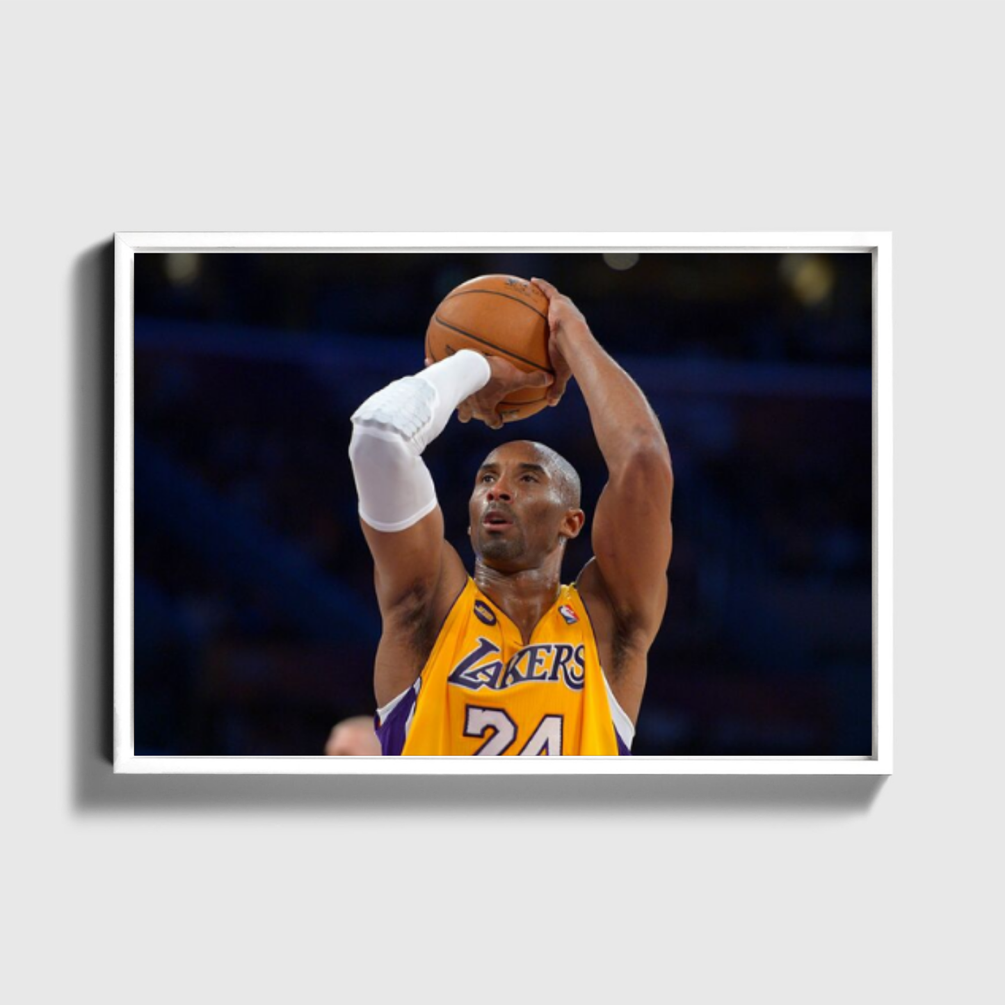 Kobe Bryan Throwing Ball