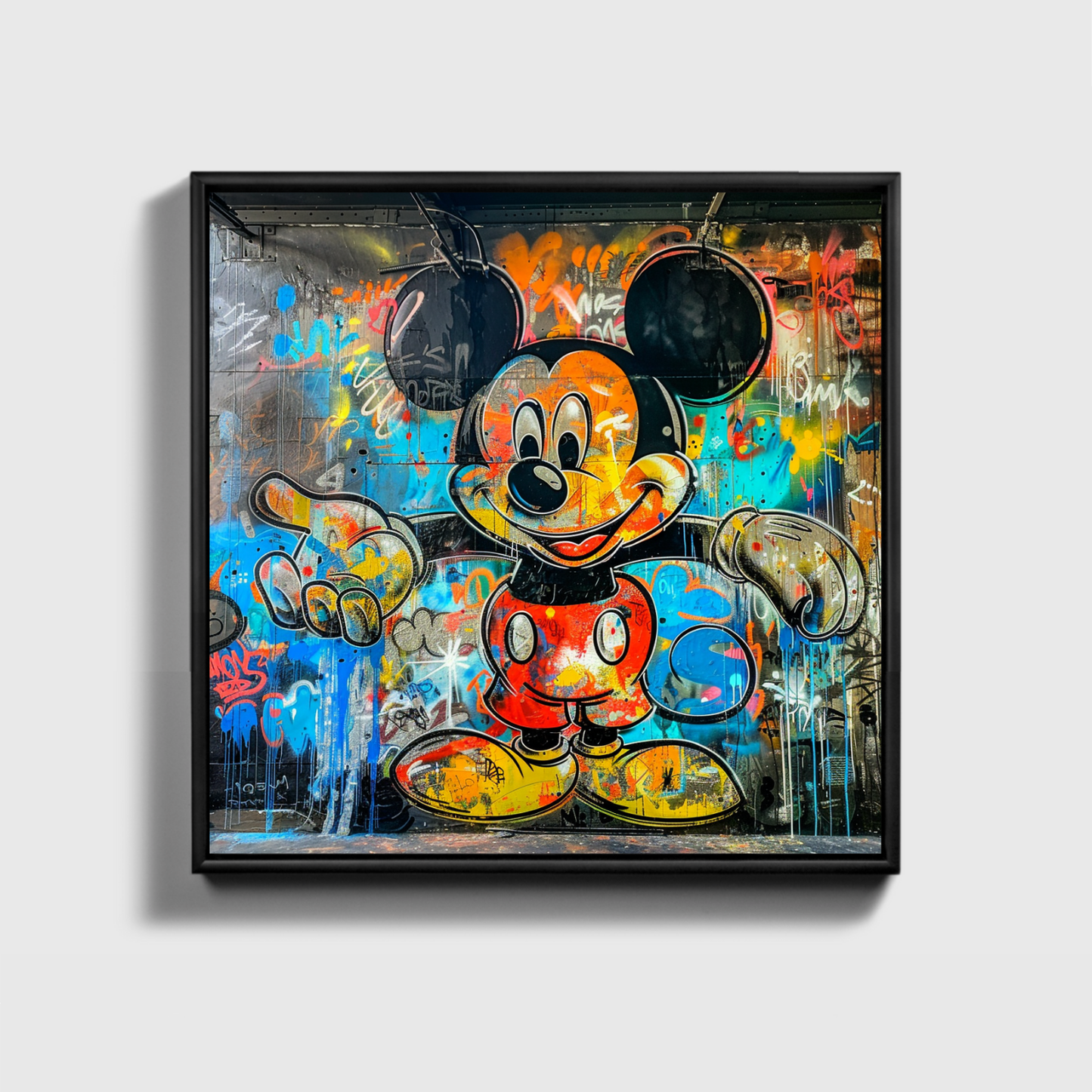 Mickey Mouse Gravity on Wall