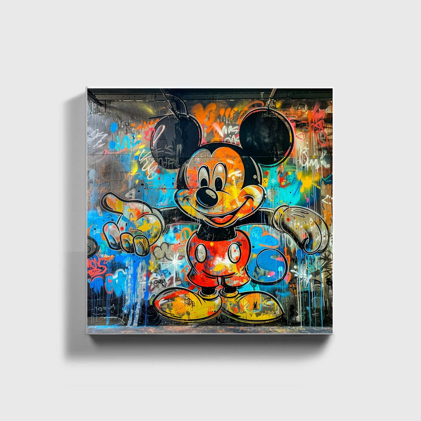 Mickey Mouse Gravity on Wall