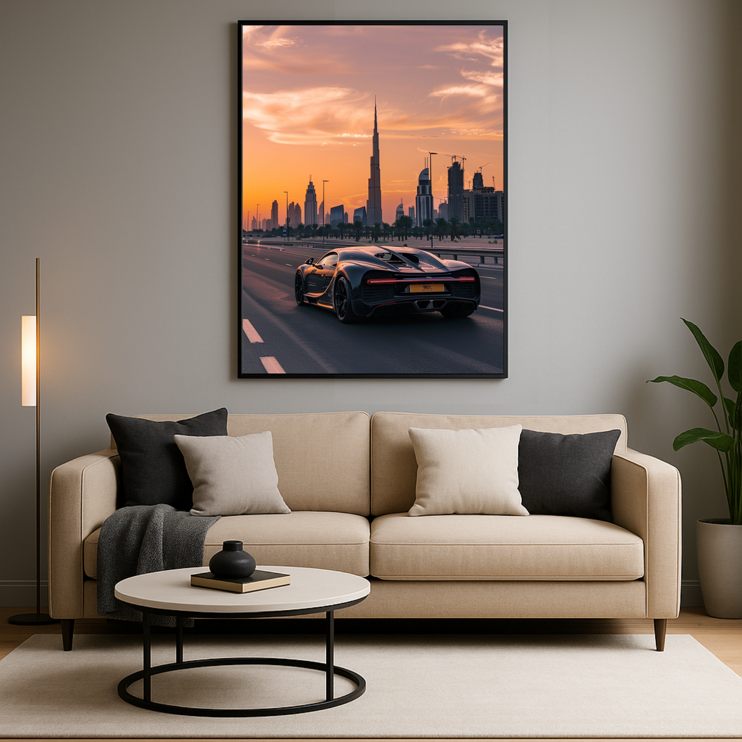Dubai Bugatti Back View