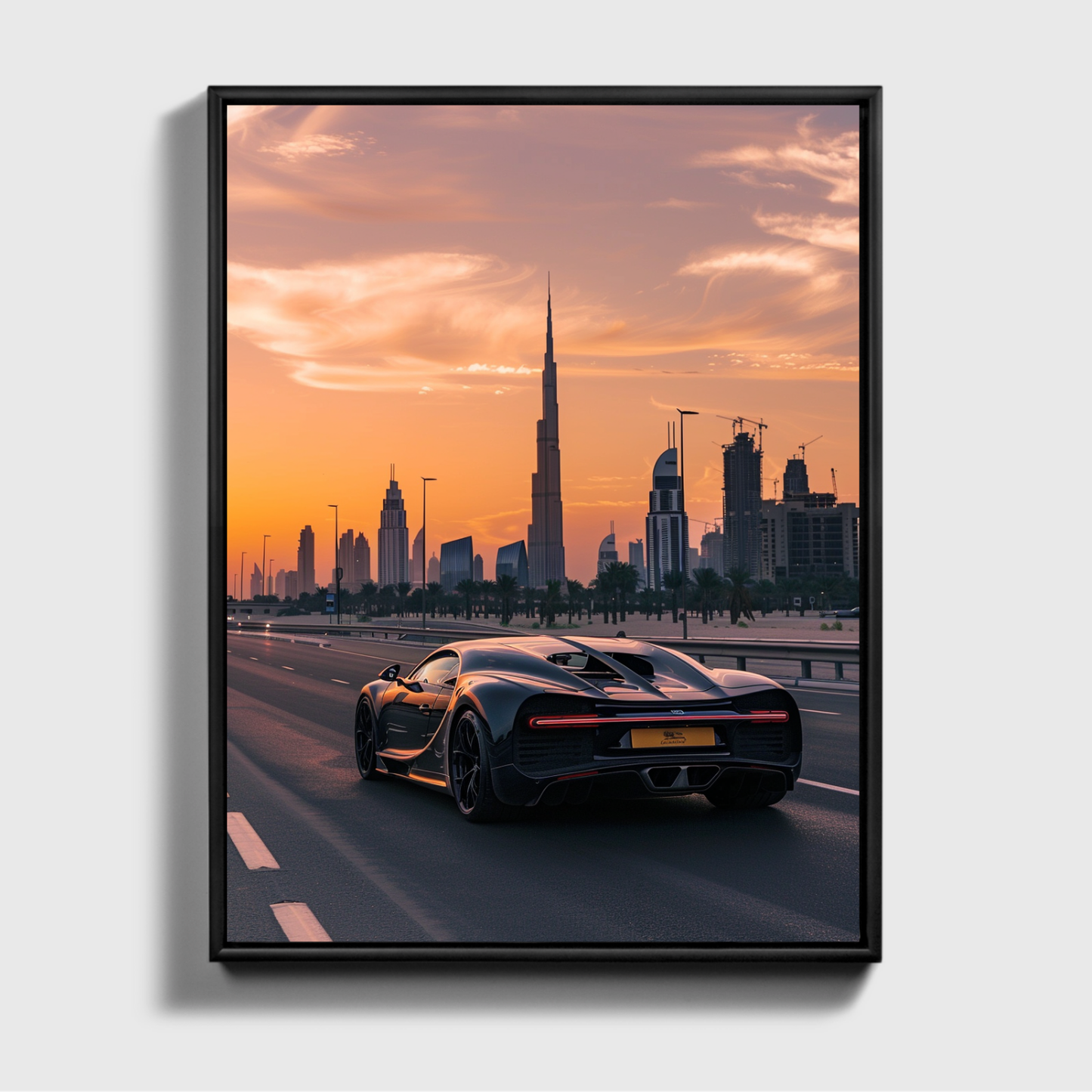 Dubai Bugatti Back View