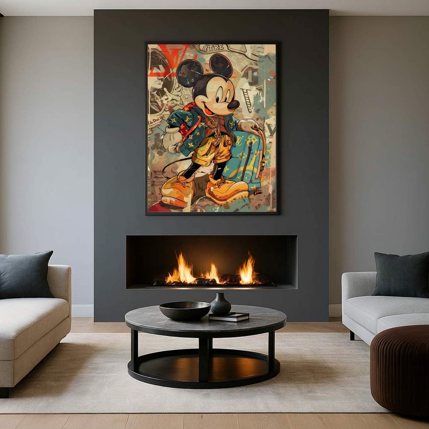 Mickey Mouse Bag Louis Vuitton Suitcase