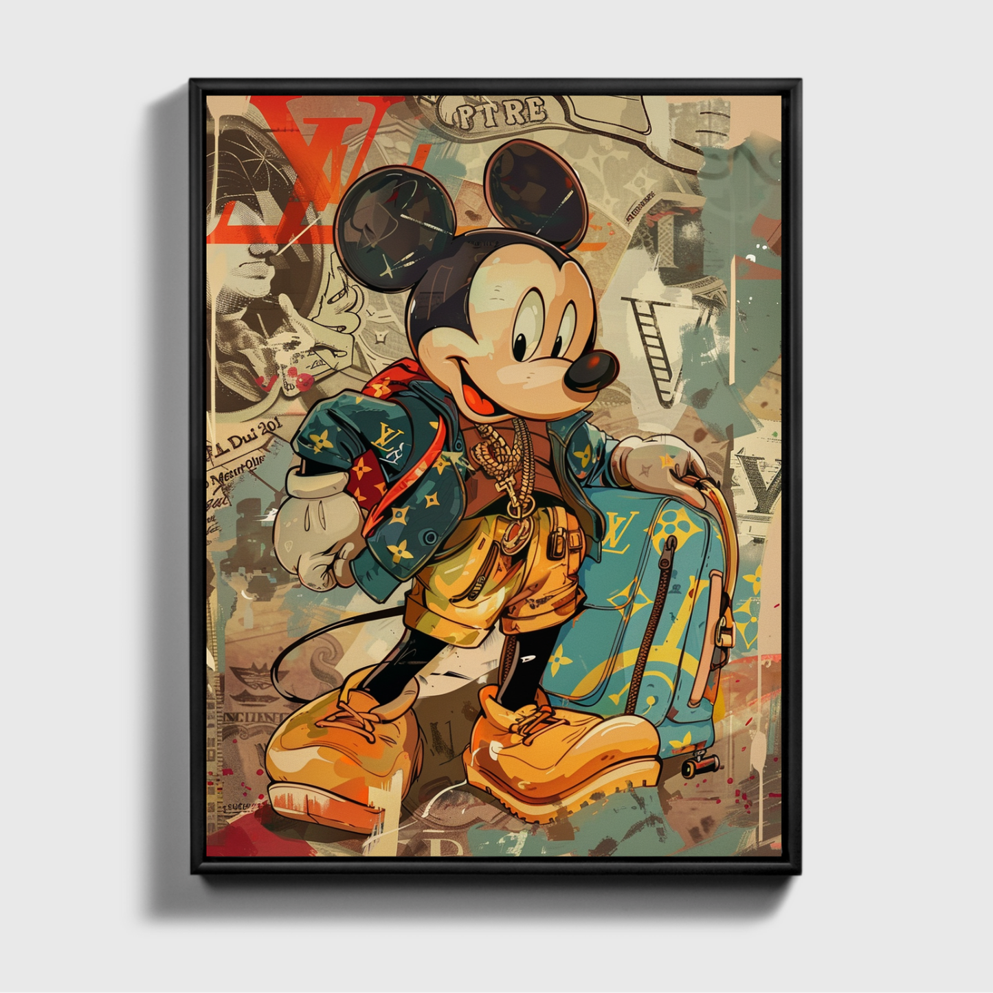 Mickey Mouse Bag Louis Vuitton Suitcase