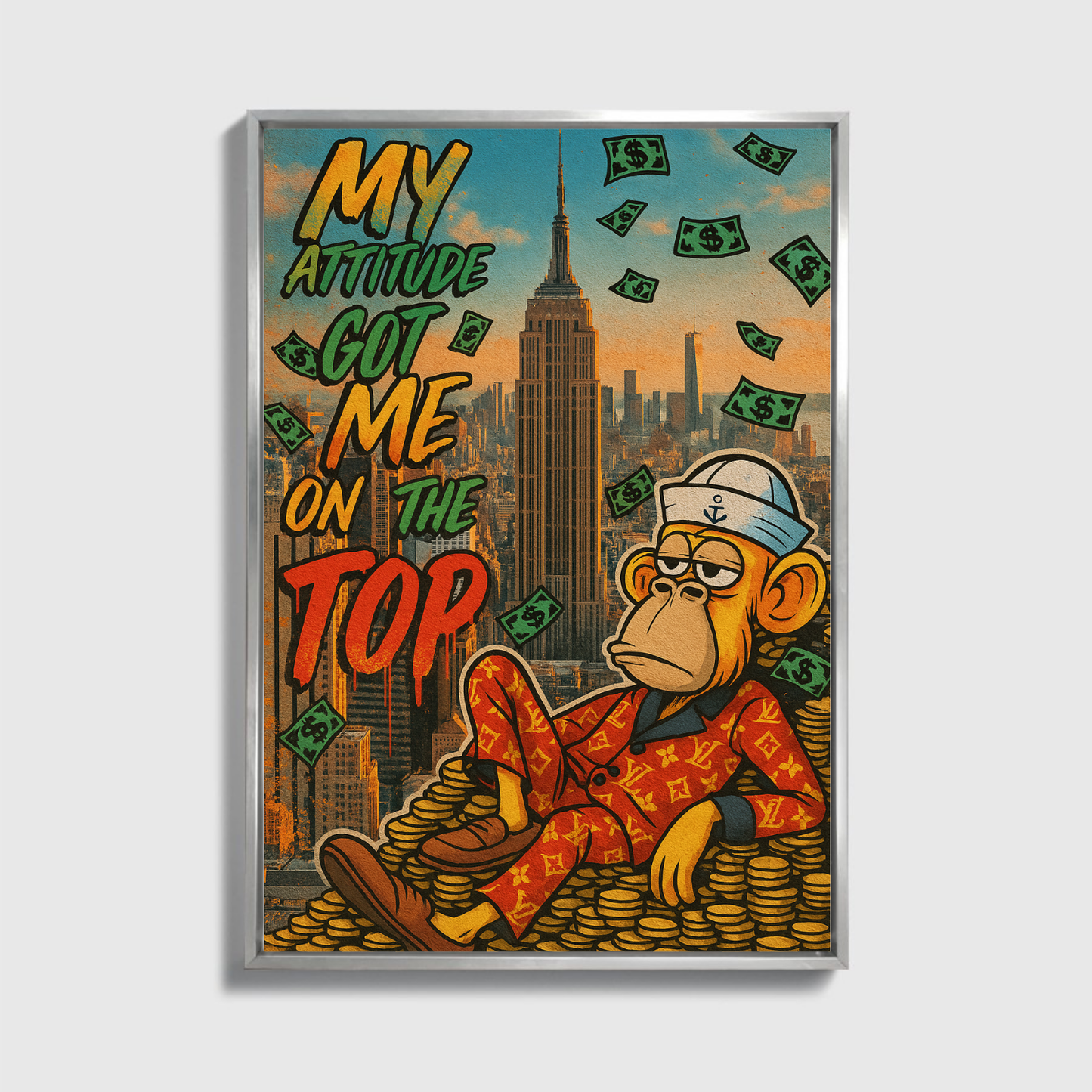 MY ATTITUDE GOT ME ON THE TOP