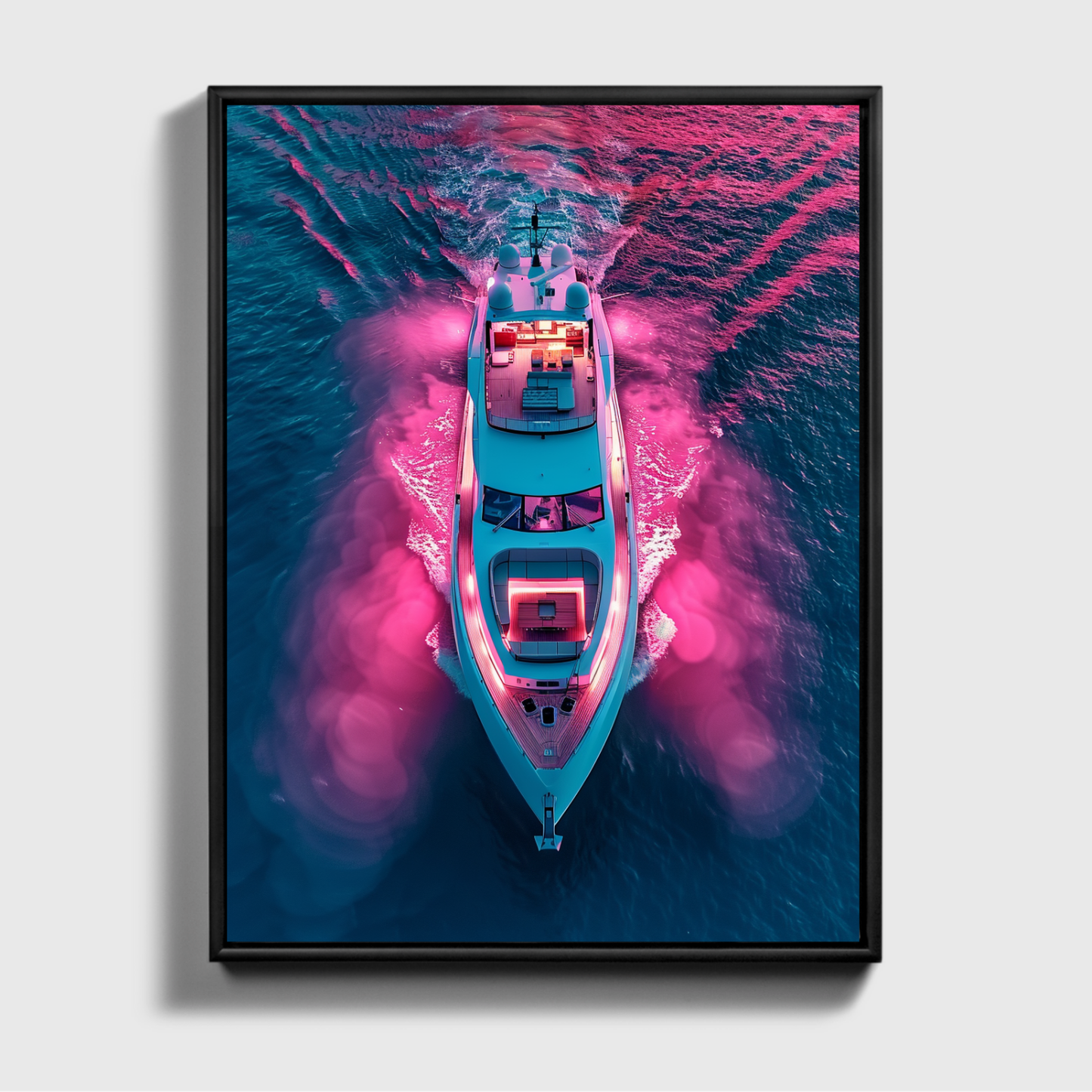 Luxury Yacht Rose light
