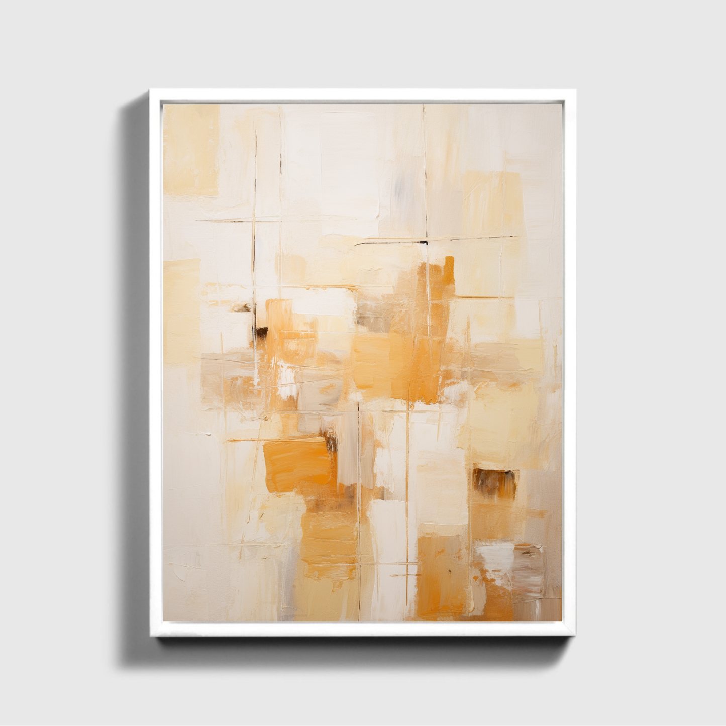 Beige Abstract Painting