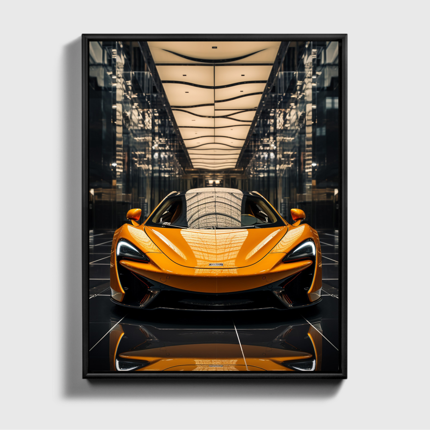 Yellow Mclaren