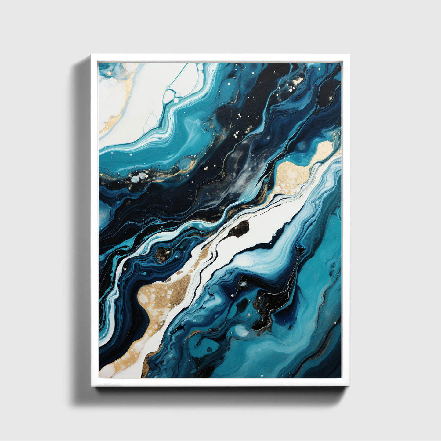 Nephrography Painting Featuring An Abstract