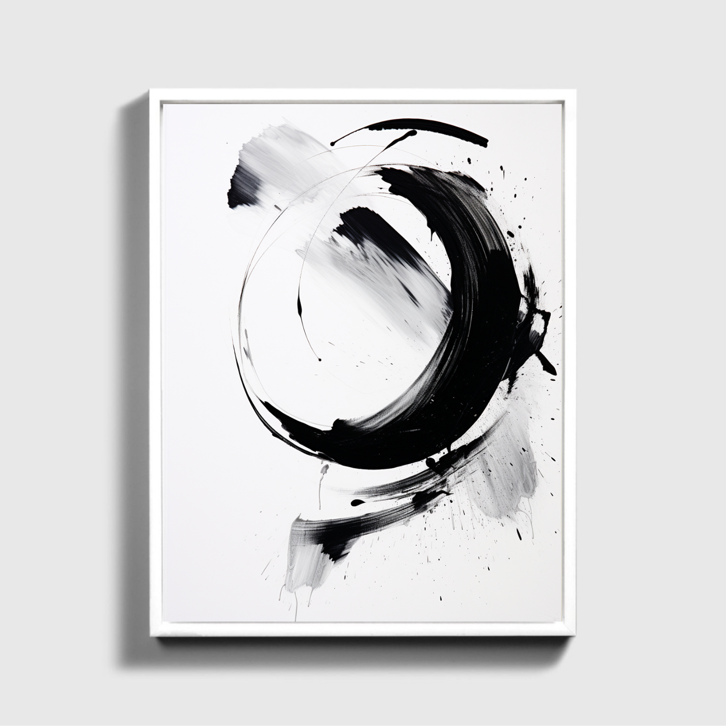 Abstract Black And White Painting 3.0