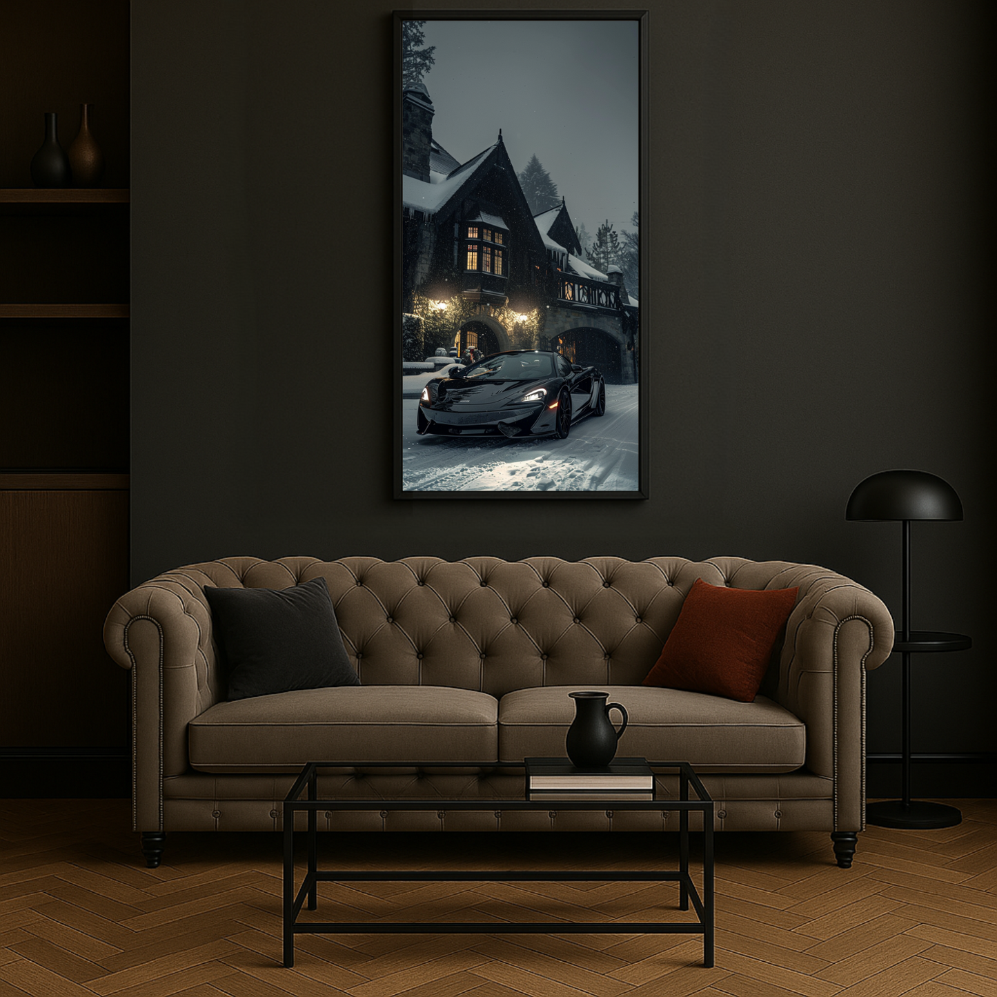 Supercar Front Villa Chalet