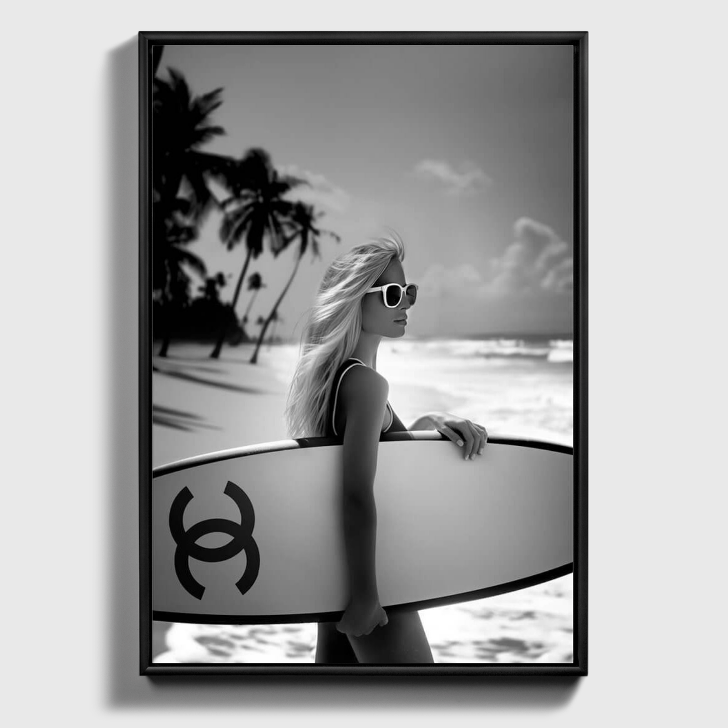 Surfing Lady
