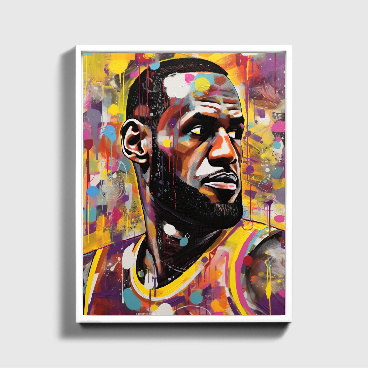 Painted Lebron James
