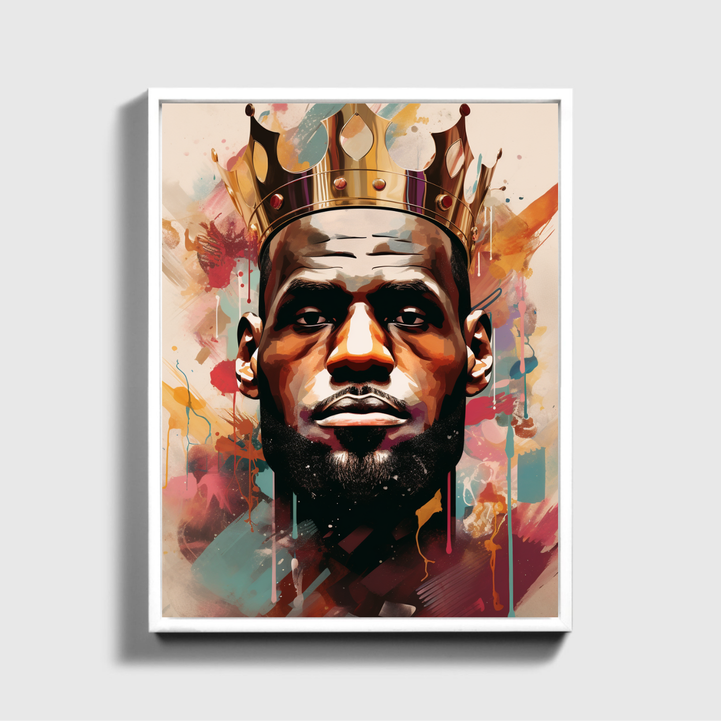 Painted Lebron James King