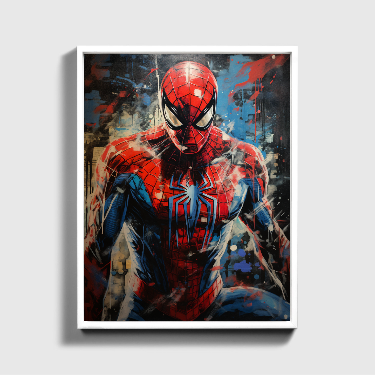 Painting of Spiderman