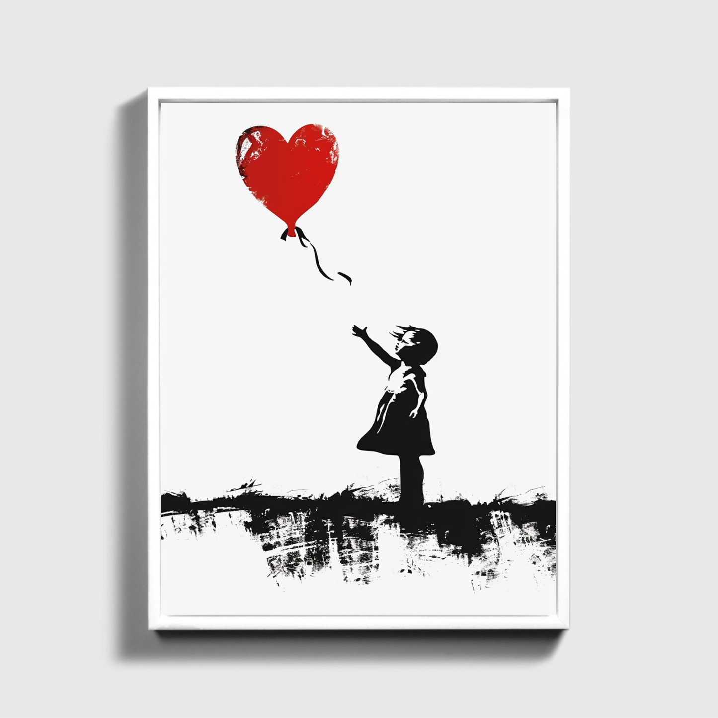 The Girl with the Love Balloon Left