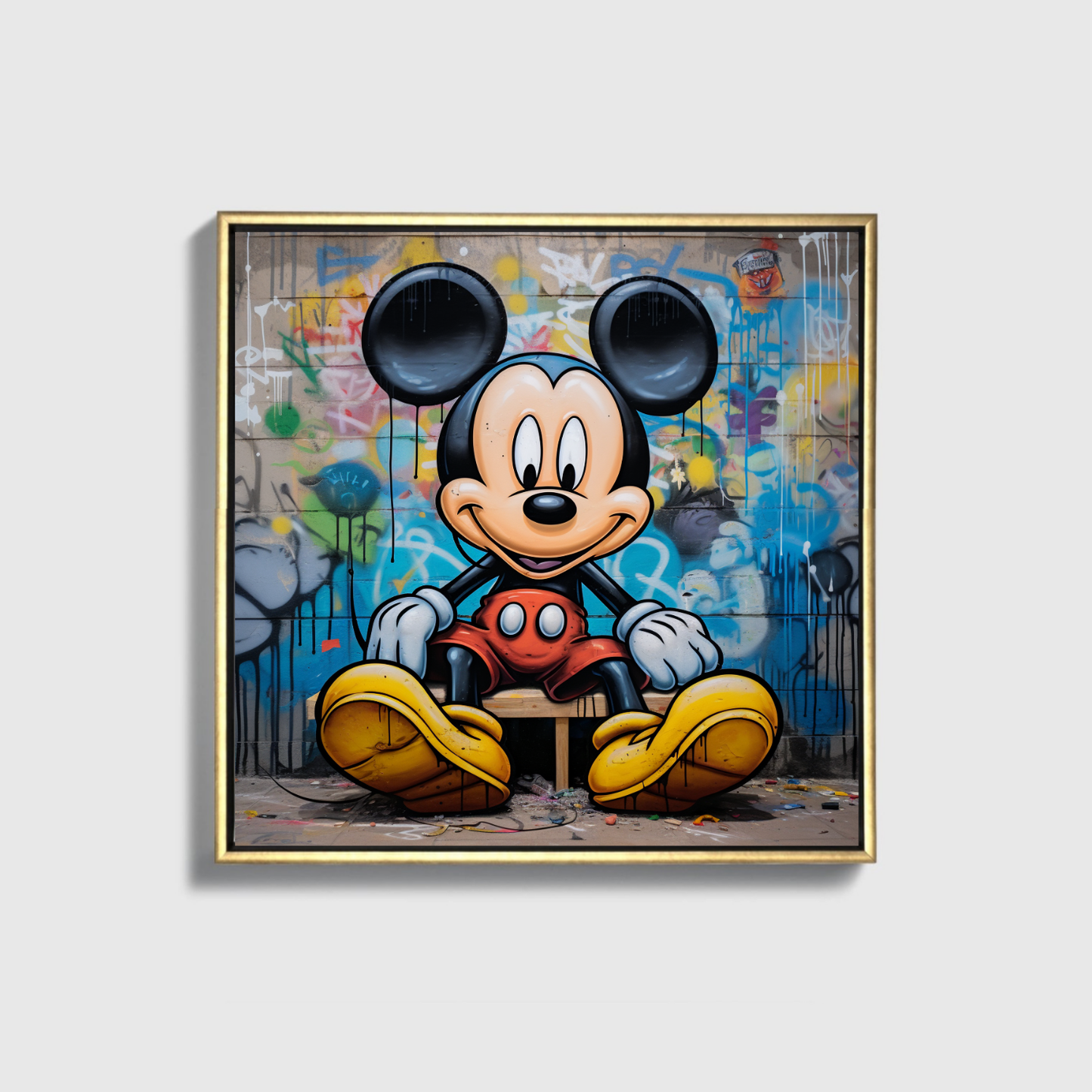 Painting Mickey Mouse