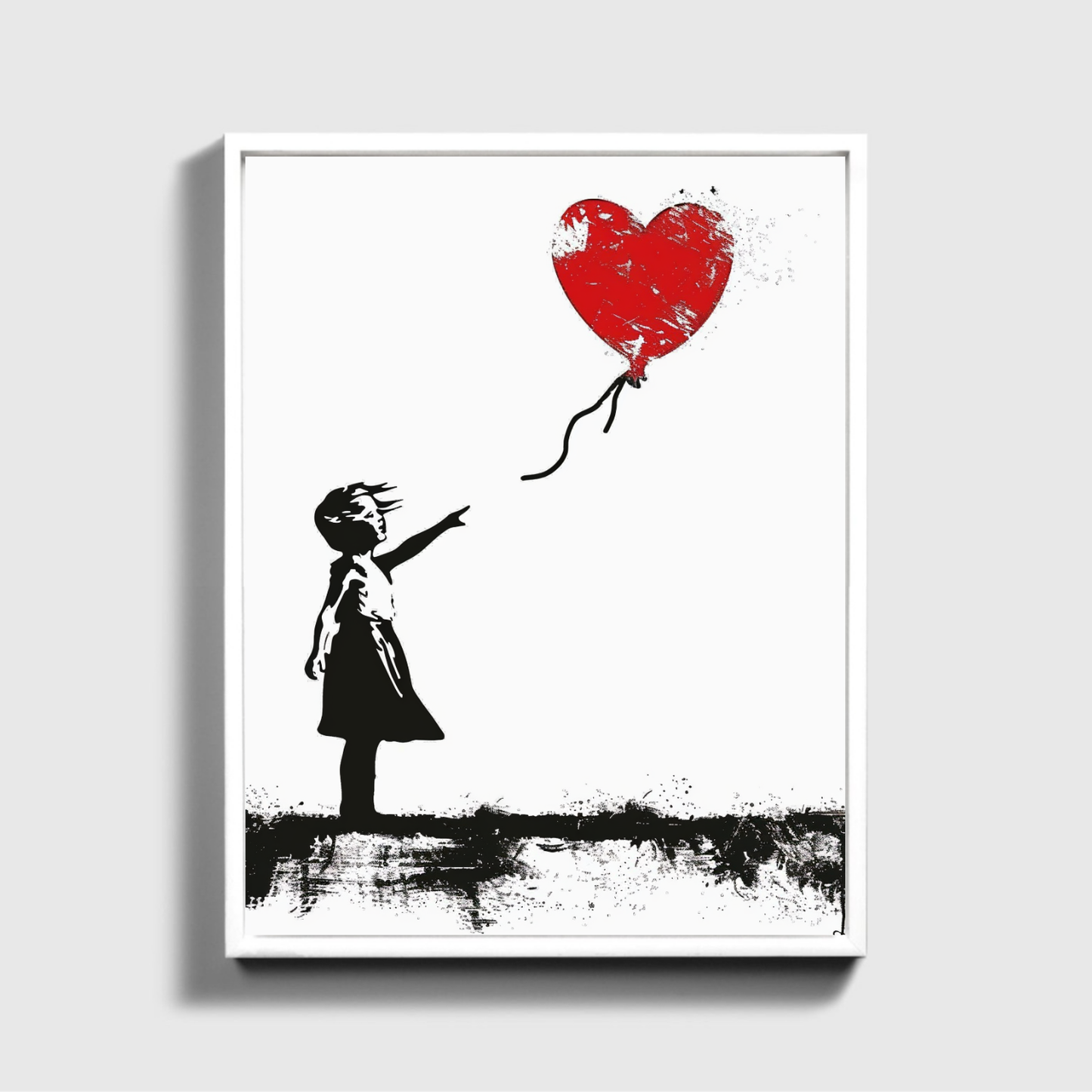 The Girl with the Love Balloon Right