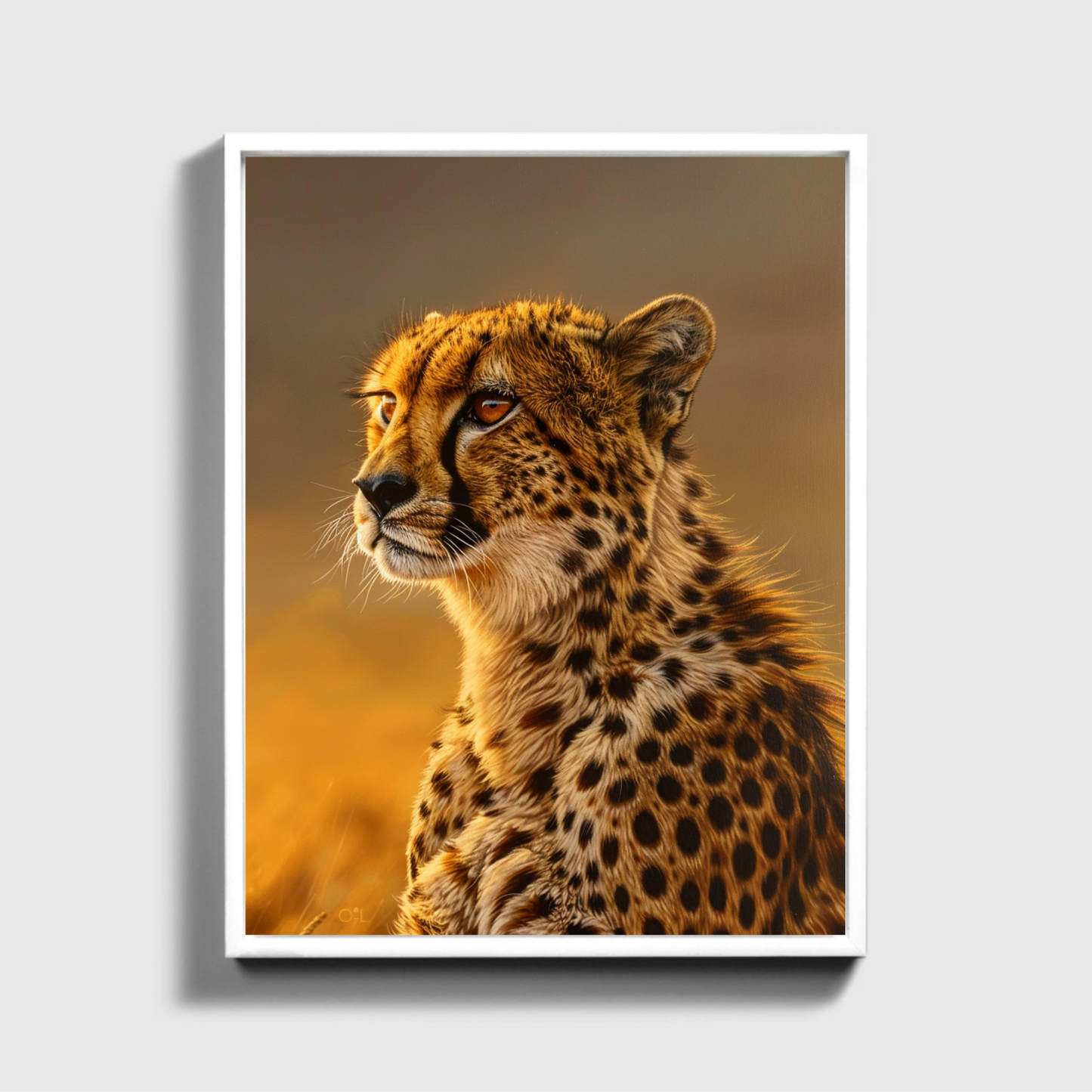Cheetah Savannah Sunset