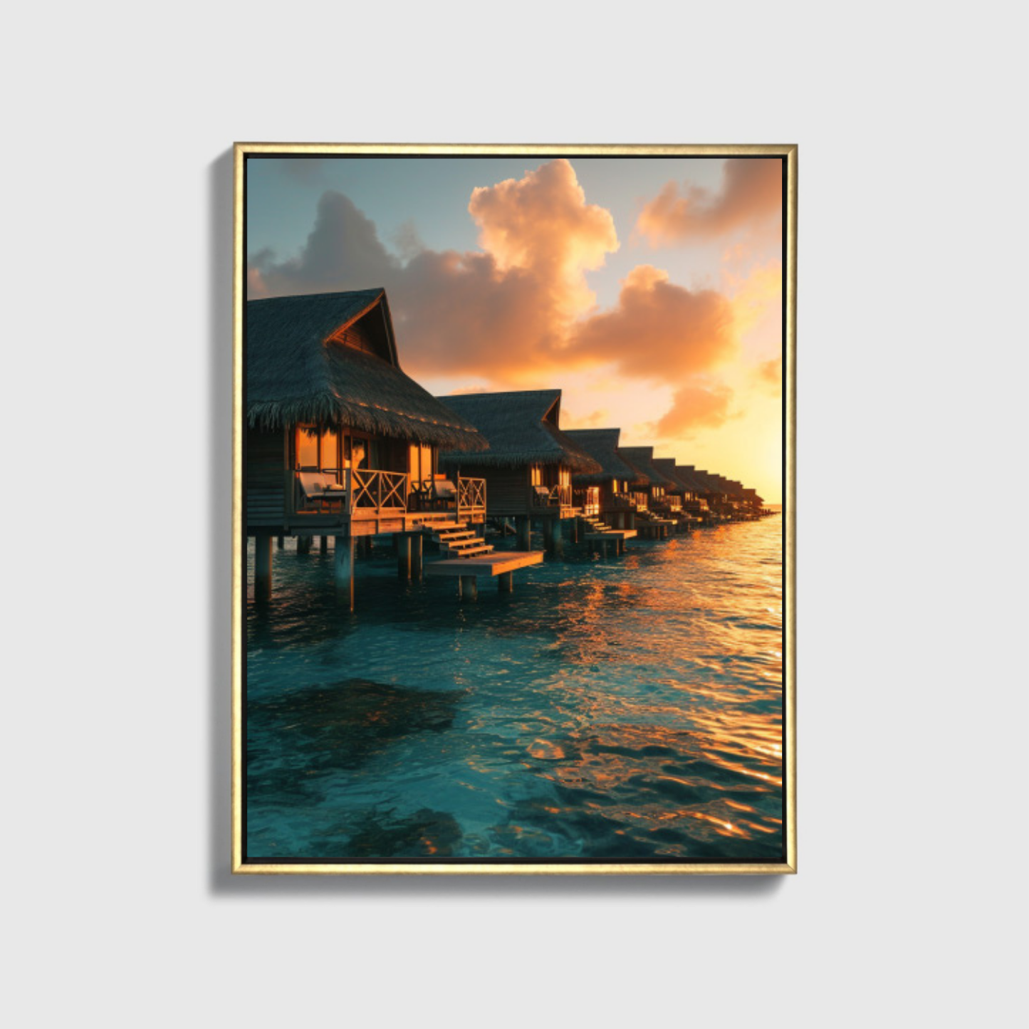 Luxury Resort In Maledives Sunset