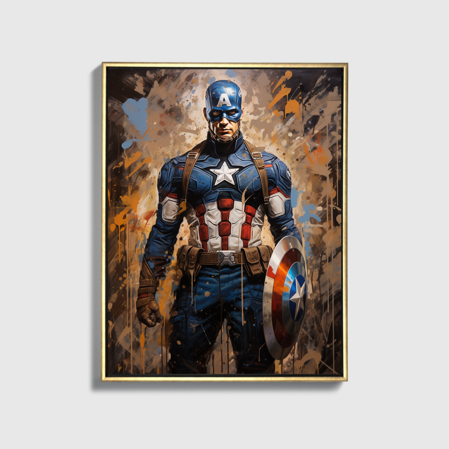 Painting of Captian America