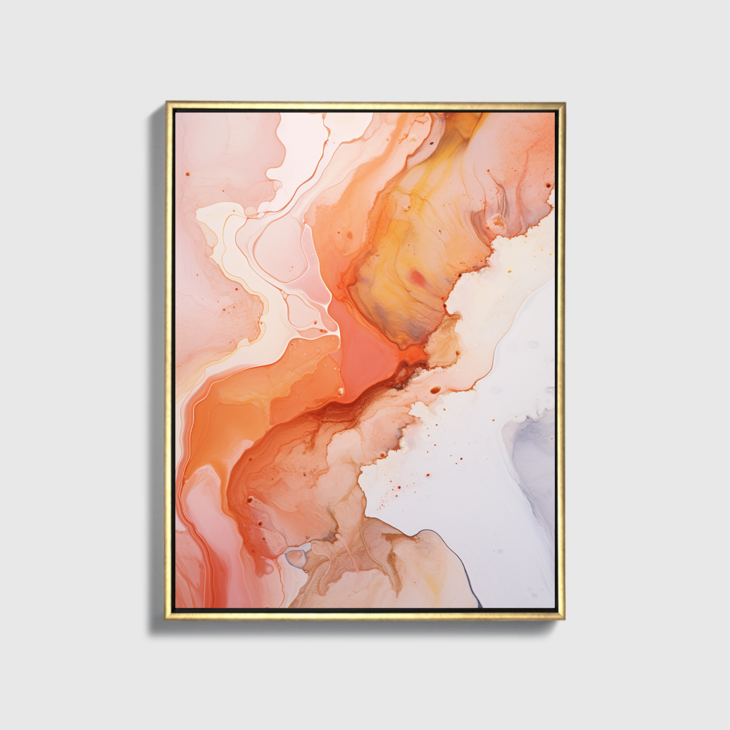 White And Orange Painting 2.0