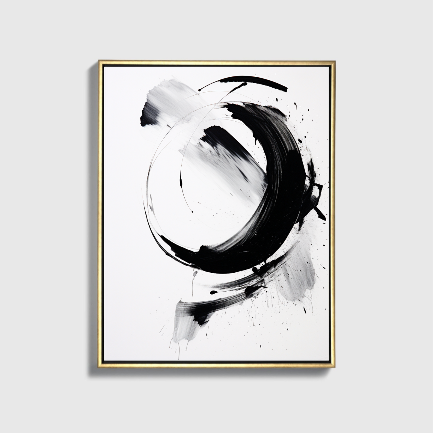 Abstract Black And White Painting 3.0