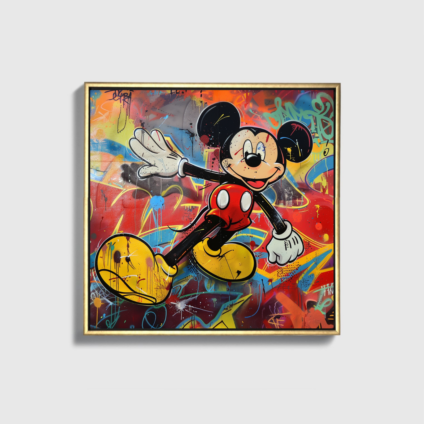 Wall Painting of Mickey Mouse
