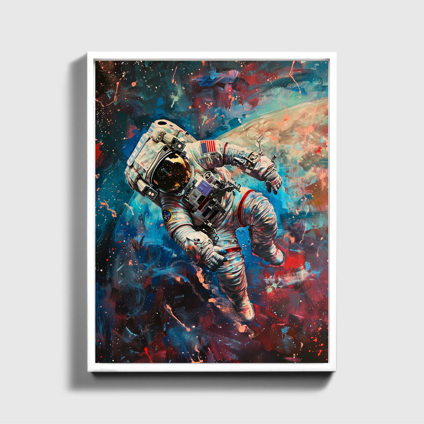 Space Man painted