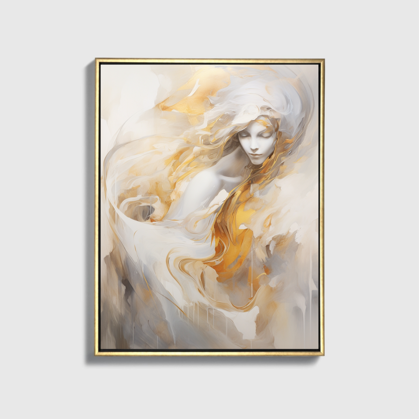 Abstract Gold Painting