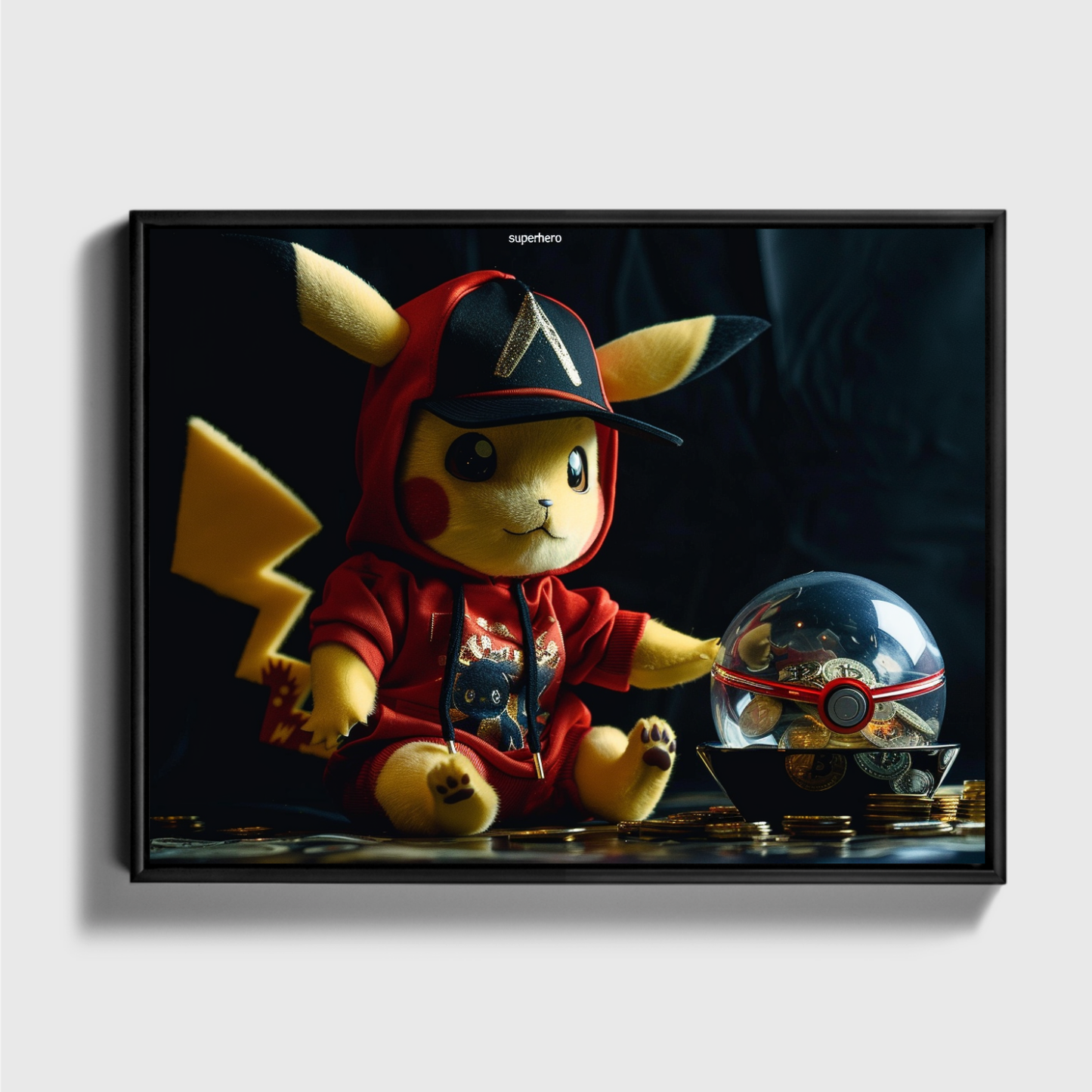 Pickachu Bitcoins Pokeball