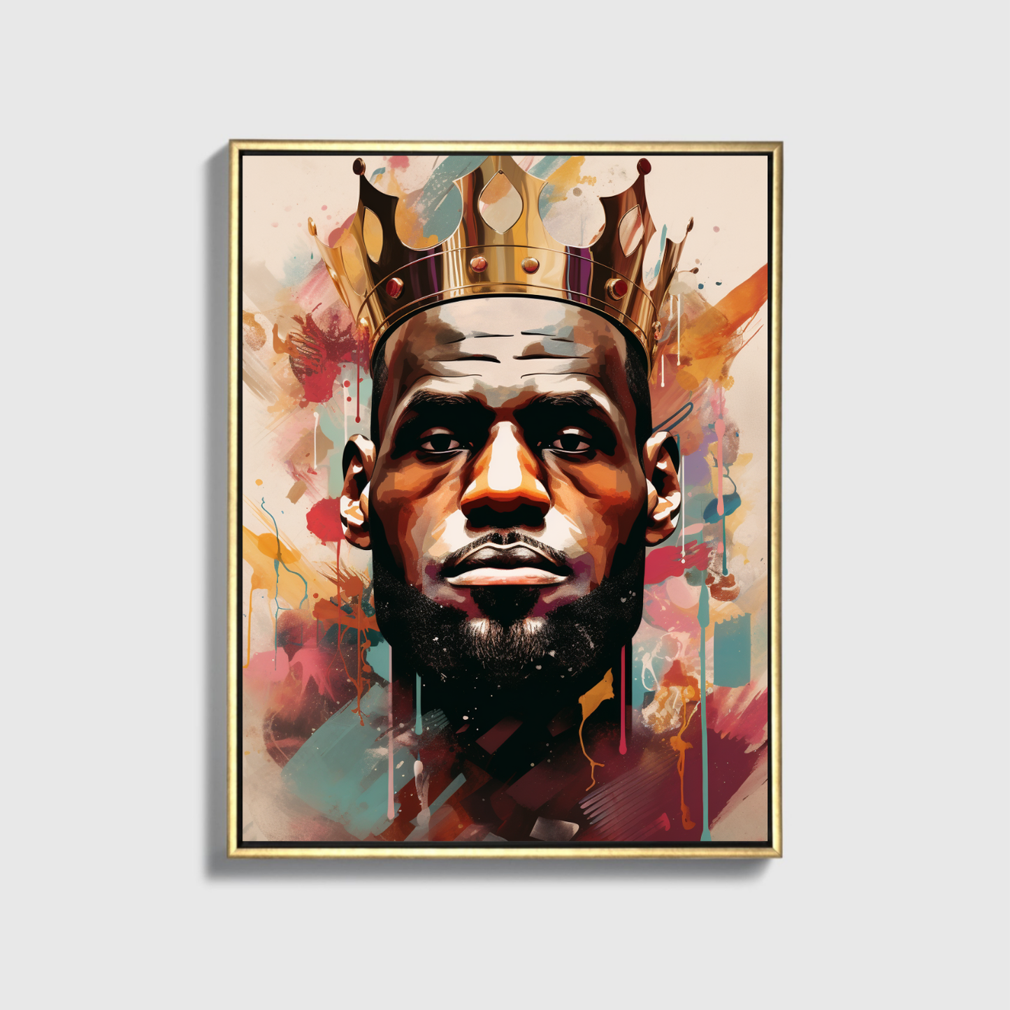 Painted Lebron James King