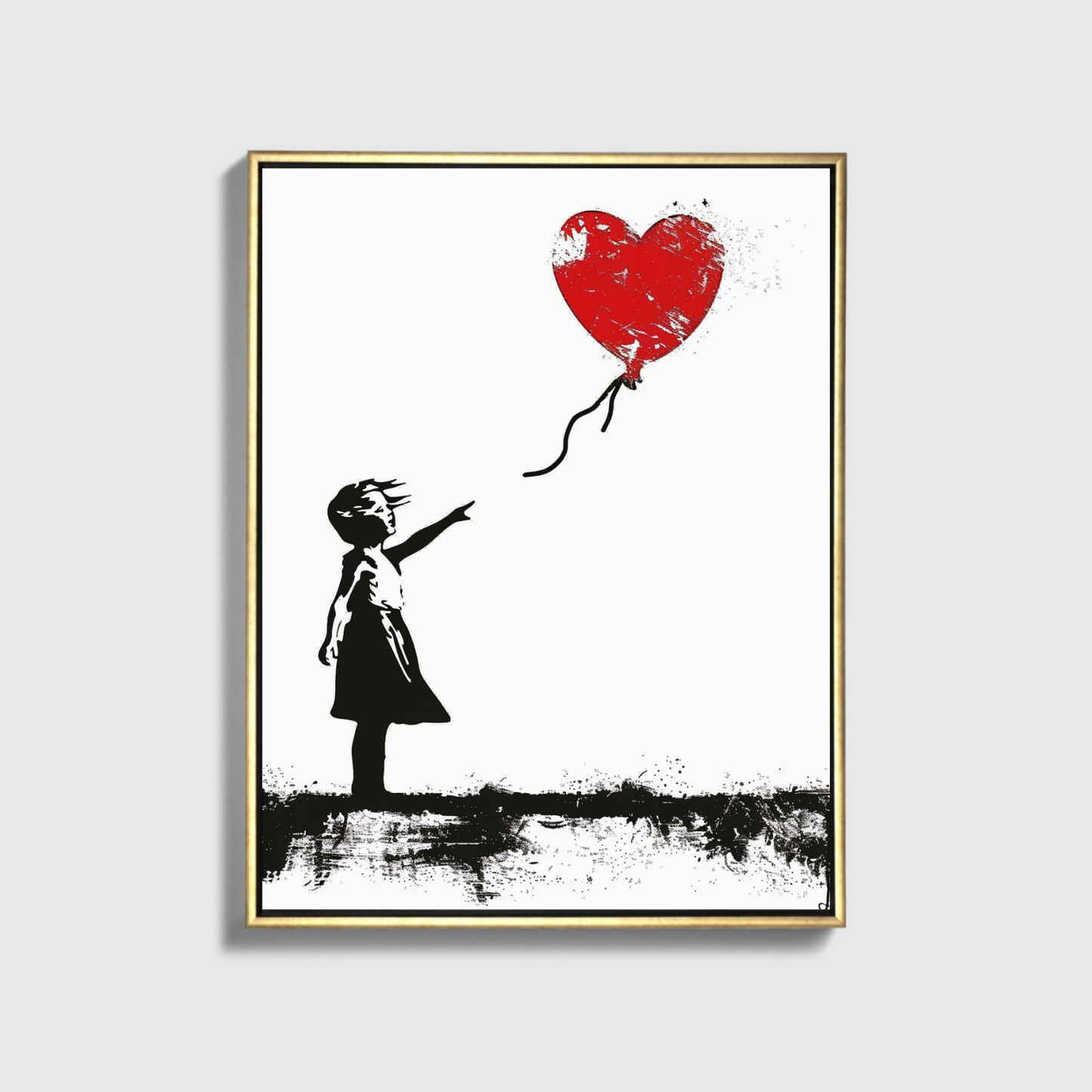 The Girl with the Love Balloon Right