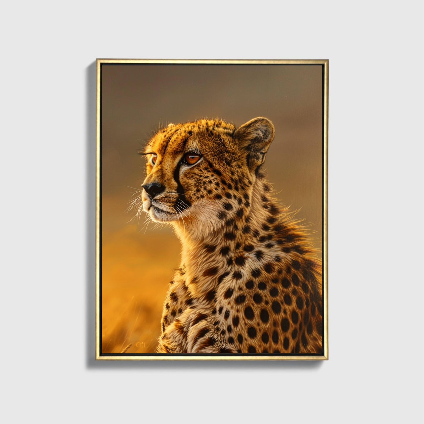 Cheetah Savannah Sunset