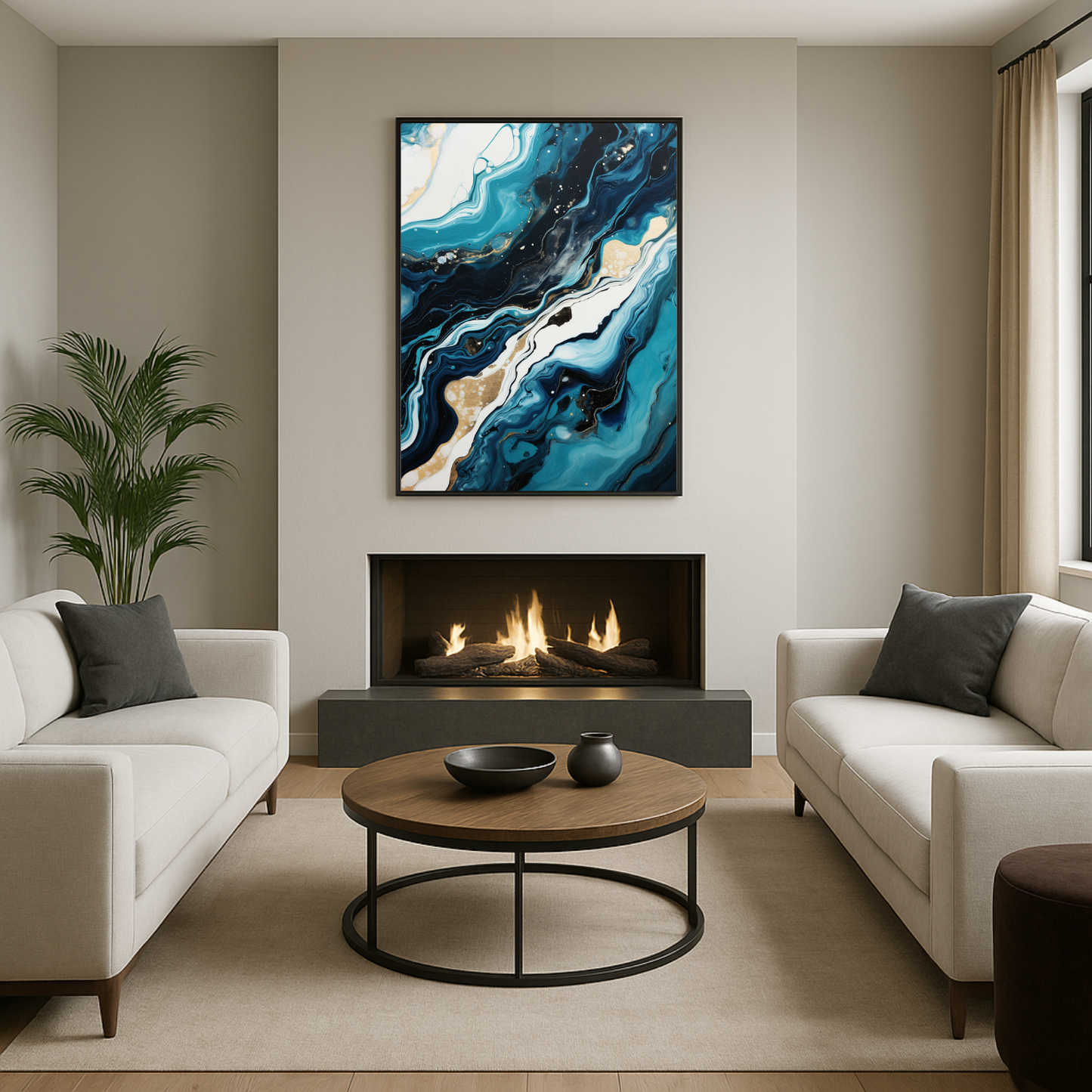 Nephrography Painting Featuring An Abstract