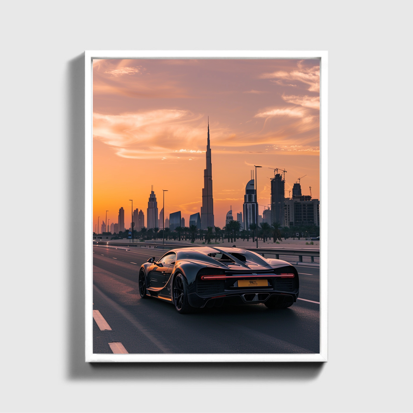 Dubai Bugatti Back View