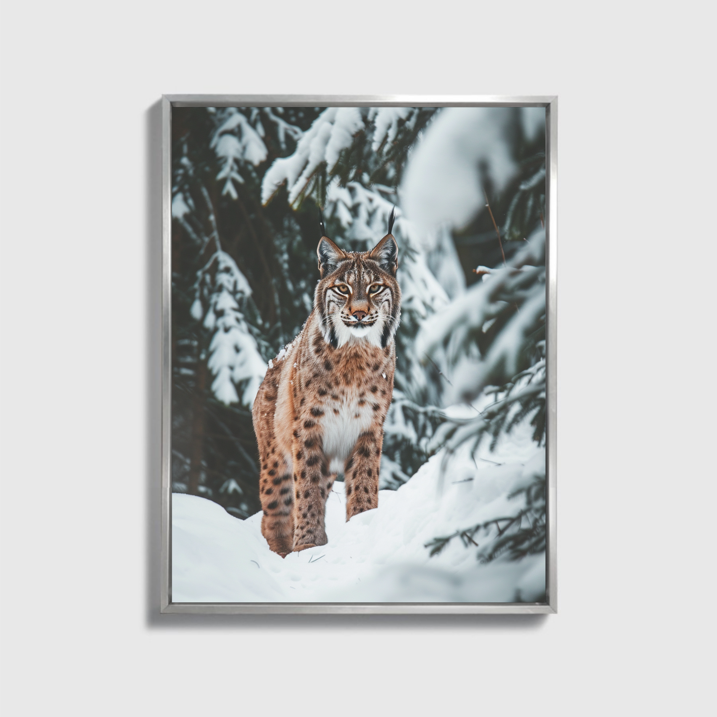 Lynx in The Snow