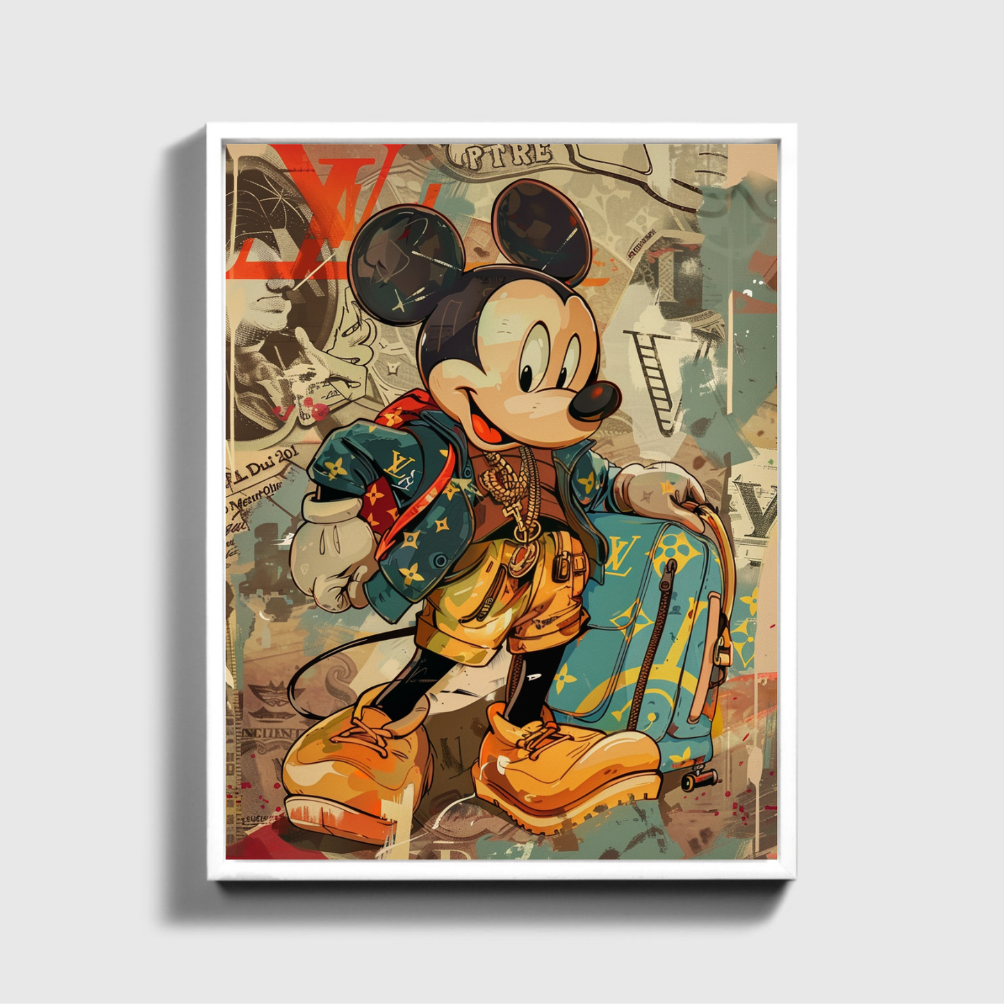 Mickey Mouse Bag Louis Vuitton Suitcase