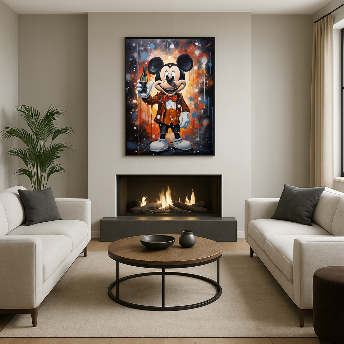 Painted MickeyMouse