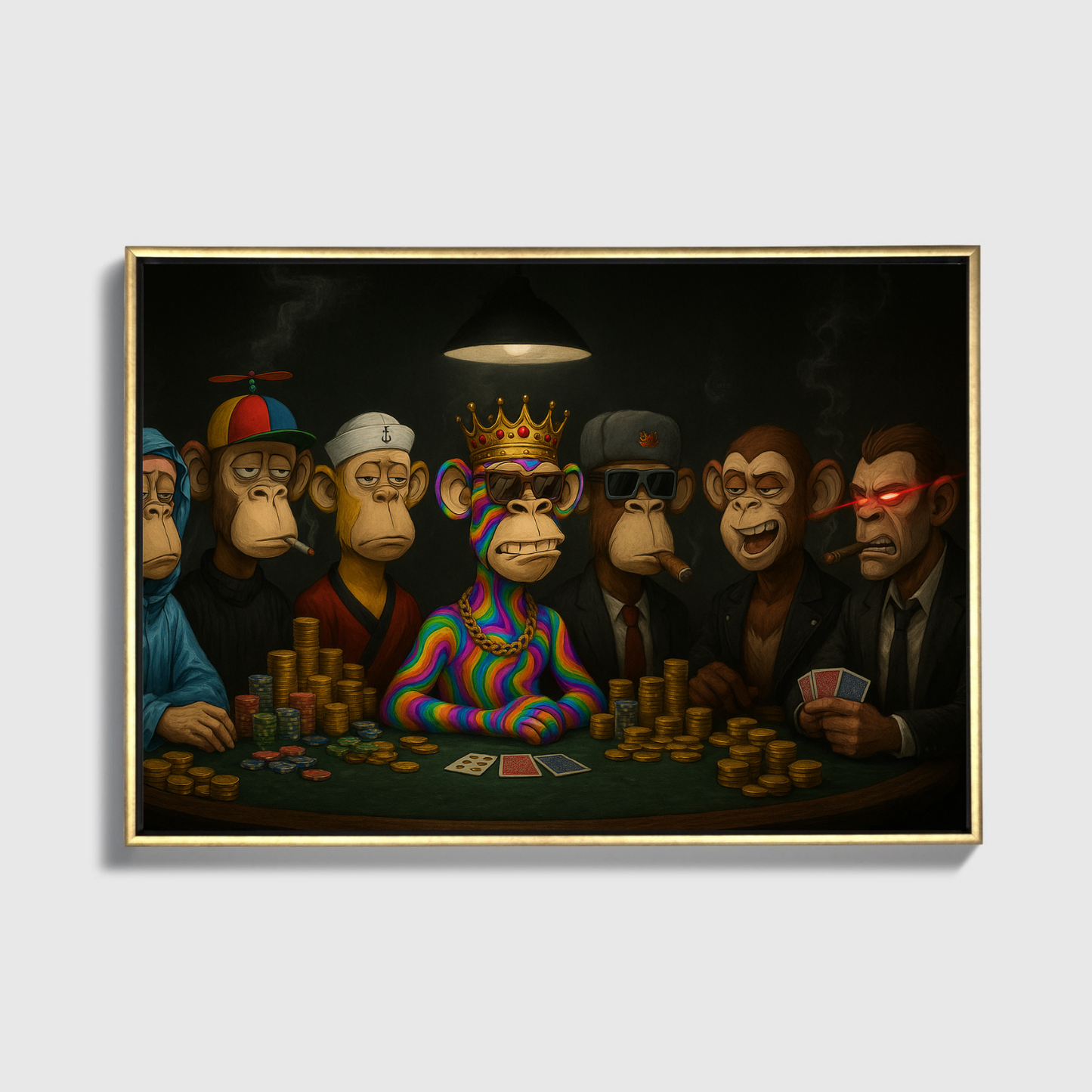 Ape Kings of the Poker Table