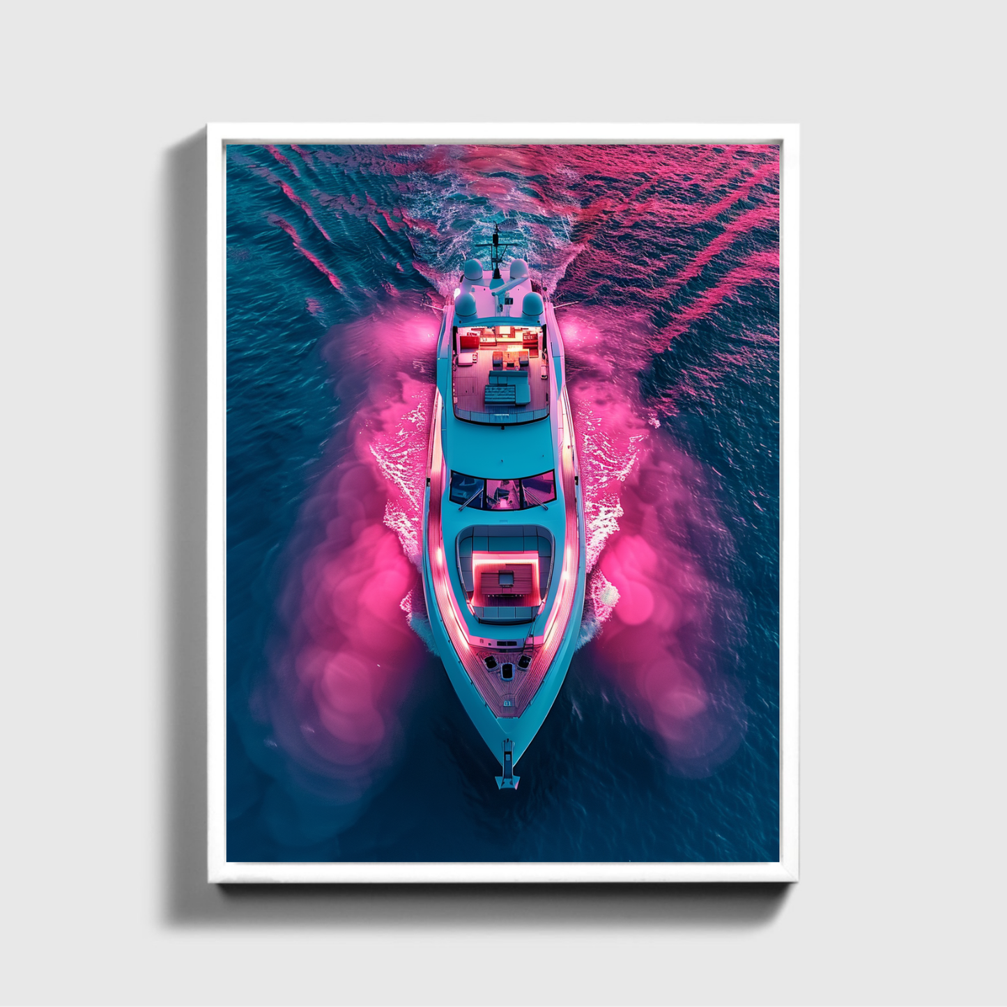 Luxury Yacht Rose light