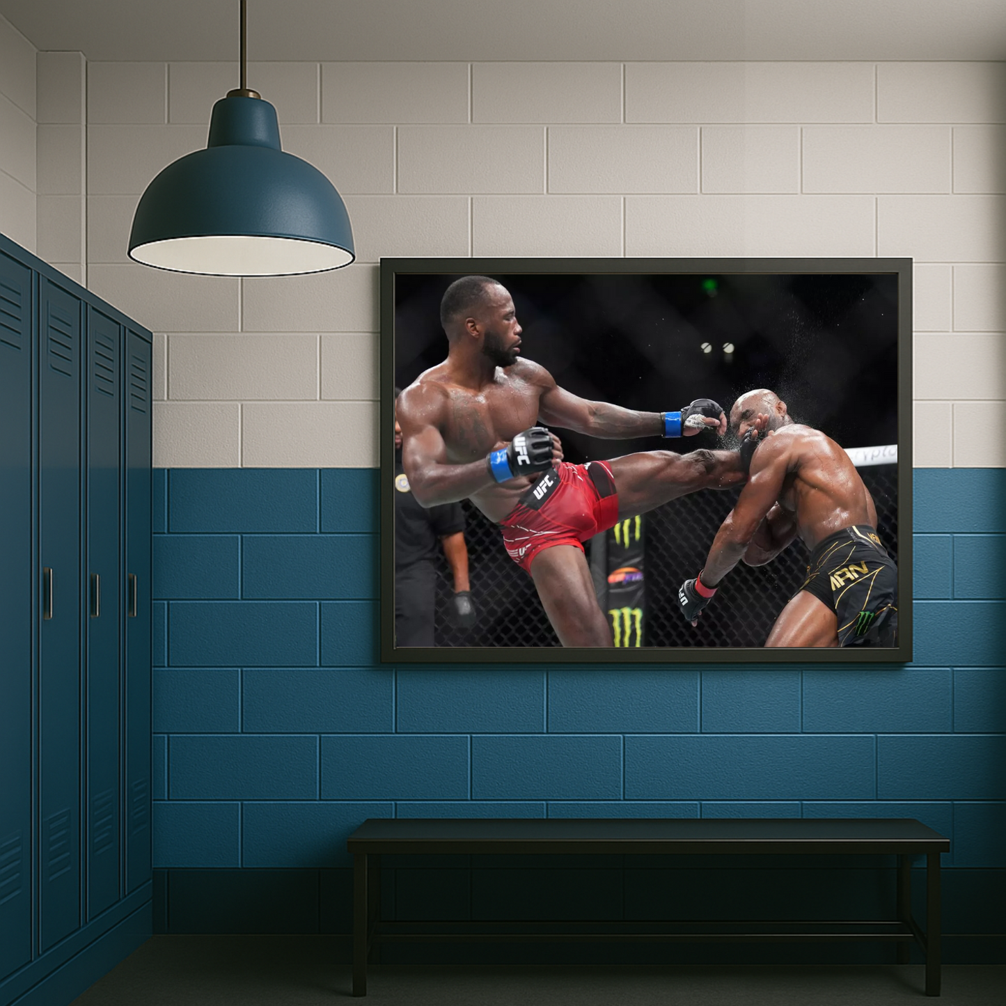 Leon Edwards Kick Ko Win
