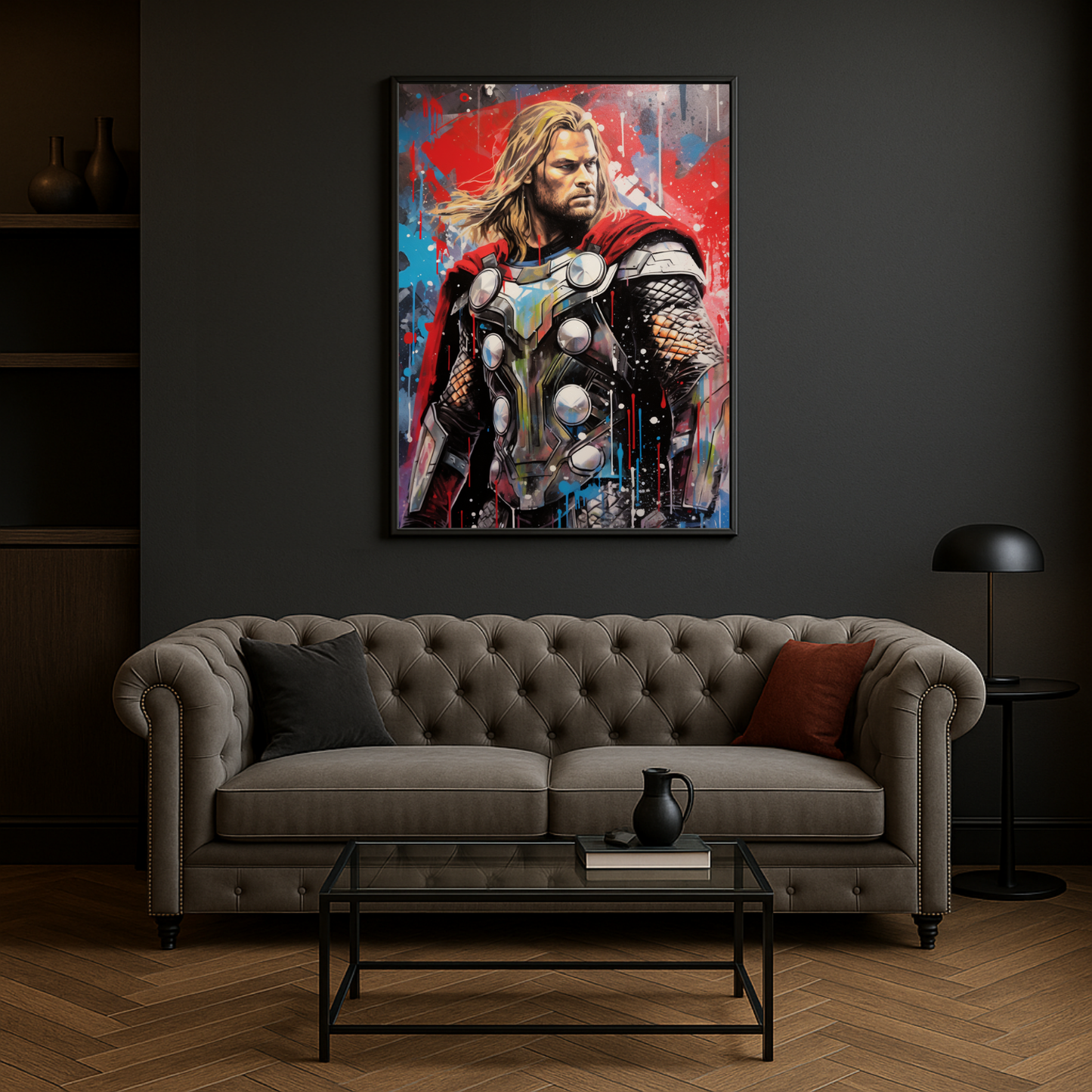 Painting of Thor